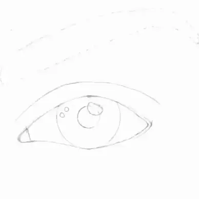 Tutorial menggambar dan memberi bayangan pada mata dengan pensil
