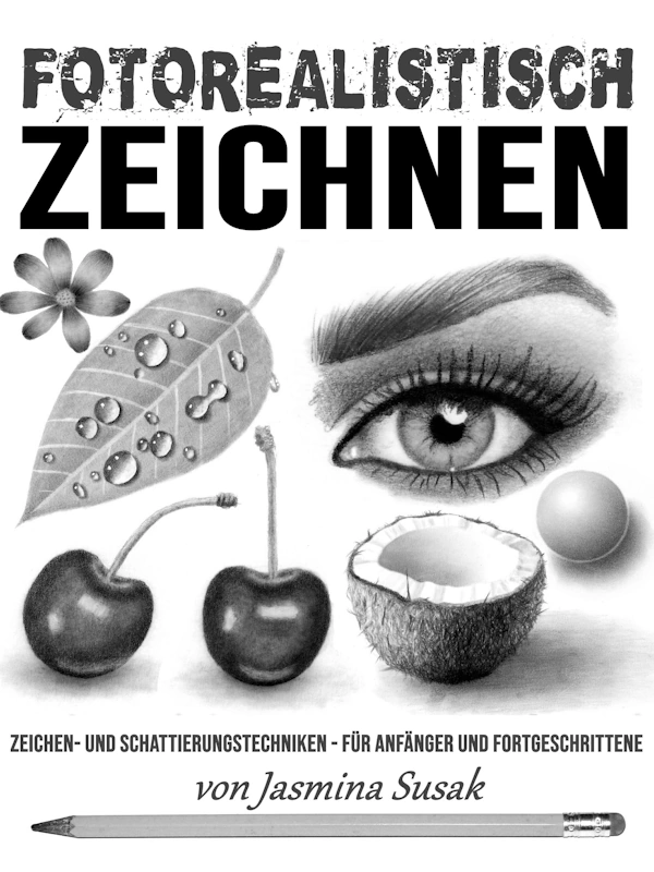 Buch über fotorealistisches Zeichnen von Jasmina Susak