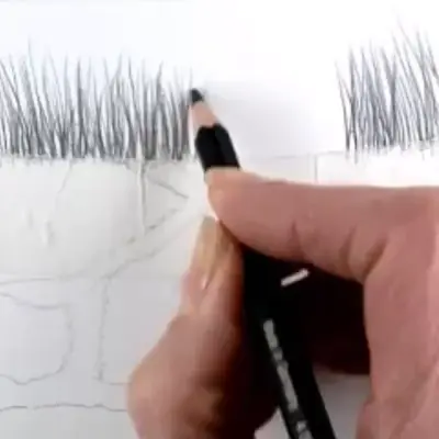 Tutorial menggambar bulu jerapah dengan pensil